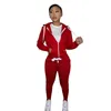 wholesale Women Zipper Hoodies Tracksuits Fall And Winter Sweatsuit Two Piece Set Plush Sweater Sweatpants Jogging Suit Sportswear hoodie