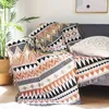 Fodere per sedie Boemia Stile etnico Asciugamani per divani Scozzese geometrico Nappa Coperta Nap Getta doppio lato Arazzo Copriletto sul letto