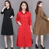 Damen Trenchcoats Mantel Damen 2022 Herbst Winter Korean Fashion Slim Casual Windjacke Jacke Damen Große Größe Zweireihiger Mantel