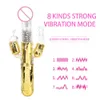 Skönhetsartiklar olo 360 graders rotation dildo vibrator klitoris stimulering kanin g-spot vagina massager överföring pärlor av rod sexig leksak
