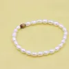 Link Armbanden DIY Natuurlijke gouden koraal cilindrische trommelbal Waterfresh Pearl Brecelets Real Silver Ketting Sieraden voor vrouwen Kerstgeschenken