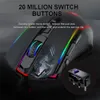 Mice Redragon RANGER LITE M910-KS RGB USB 2.4G Wireless Gaming Mouse 8000 DPI 10 buttons Programmable for gamer laptop PC 221027