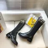 Designer Boots Letter Women Boot Over The Knee Boot Knit Socks Booties Luxury Fashion Sexy Ankle Shoes9988549