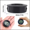 Temperature Instruments Hygrometer Mini Thermometer Fridge Portable Digital Temperature Instruments Acrylic Round Hygrometers Humidi Dhakh