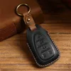 Lyxbilsnyckelfodral täcker läder FOB Skydda nyckelringstillbehör för Chevy Chevrolet Captiva Cruze Malibu Sail Keyring Holder