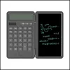 Calculators 6 5 Inch Portable Calcator Lcd Screen Writing Tablet Folding Scientific Digital Ding Pad With Stylus Pen 220510 Drop Del Dhs2P