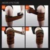 Elbow Knee Pads ROEGADYN Professional Weightlifting 2m Elastic Wrap Fitness Support Brace Heavy Weight Squat Training 221027