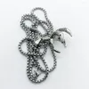 Łańcuchy Znakomity metalowy wisiorek 3D Naszyjnik Symbol siły Hip Hop punkowy biżuteria