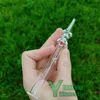 Quartz Nectar Collector Kit Deping Rook -accessoires 5,9 inch één stuk mini -schroefdraad DAB Straw Stick met gekleurde Terp Pill Pearl Inside Yareone Groothandel