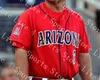 Maillots de baseball universitaires des Wildcats de l'Arizona pour hommes, Rob Refsnyder, Joey Rickard, Alex Mejia, Johnny Field, James Farris