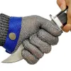 Cut Resistant GloveStainless Steel Wire Metal Mesh Butcher Safety Work Glove for Meat Cutting fishing Large273r9262529