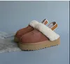 مصمم الأحذية أستراليا الشتاء الجوارب الكلاسيكية الثلج الحذاء أفخم الكاحل القوس القوس المصغرة الفراء الأسود الكستناء pink bowtie الأحذية النسائية ER14