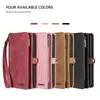 Casos magnéticos Bolsa de moda de celular Apple PU CANTRO DE CATURA DE CATURA DE CATURA CAPAS DE CARTROS DE CARTROS PARA IPHONE 14 PLUS 13 PRO 12 11 MAX XR ANTI-DROP com pulseira