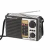 Opladen op zonne-energie Noodradio Multiband Radio met hoge gevoeligheid Draadloze Bluetooth-luidspreker Ondersteunt FM / AM / SW-radio