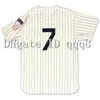 Proword Air01 Vintage Baseball Jersey Babe Ruth Mantle Joe Dimaggio Lou Gehrig 8 Yogi Berra 16 Whitey Ford Thurman Munson Don Larsen Phil Rizzuto Retro