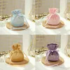 Gift Wrap 1pc Drawstring Colorful Velvet Sachet Pouches Small Size DIY Jewelry Display Wedding Candy Packing Headset Bags 2022