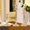 Candle Holders Metal Pillar Wedding Centerpieces Candlestick For 0.86 Inches Candles Stand Decoration