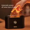 Other Home Garden Flame Aroma Diffuser Air Humidifier Ultrasonic Cool Mist Maker Fogger Led Essential Oil Lamp Aromatherapy Difusor 221027