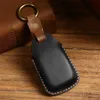 Lyxbilsnyckelfodral täcker läder FOB Skydda nyckelringstillbehör för Chevy Chevrolet Captiva Cruze Malibu Sail Keyring Holder