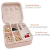 Jewelry Pouches Mini Travel Case Small Organizer Portable Box Storage