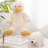 26–50 cm gefüllte weiche süße lockige Ente Eisbär Plüschtiere schöne Puppen bequeme Tierkissen für Babyzimmer-Dekor-Geschenke