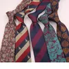 Fliegen 7 cm Herren Paisley Floral Für Männer Handgefertigte Polyester-Krawatte Hochzeit Krawatte Business-Krawatten