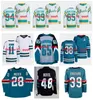 2022 REDORO LOGAN COUTURE HOCKEY Jersey Sharks Erik Karlsson Mario Ferraro Timo Meier Tomas Hertl Alexander Barabanov Luke Kunin Nick Bonino Svechnikov