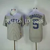 Proword Air01 Vintage 3 Babe Ruth Jersey 7 Mantle 4 Lou Gehrig 5 Joe DiMaggio Weiß Creme Grau Retro Baseball