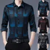 Men's Dress Shirts All Match Fabulous Plaid Fit Print Men Top Quick Dry Shirt Buttons For Going Out