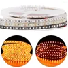 Bandes 5M LED bande lumineuse 12V 3528 bande étanche 60/120 LED s/m ruban de ruban flexible blanc PCB/PCB noir