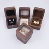 Present Wrap Wood Jewelry Box Wedding Ring Earring Rings Organizer Luxury Packaging Armband Package
