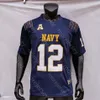 Custom 2021 Fly Navy Midshipmen Football Jersey Ncaa College Jacob Springer Roger Staubach Keenan Reynolds Perry