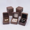 Present Wrap Wood Jewelry Box Wedding Ring Earring Rings Organizer Luxury Packaging Armband Package