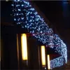 Strings 6X1m LED Curtain Icicle String Fairy Lights Christmas Holiday Garlands Outdoor Wedding Party Mall Garden Decorations