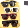 2022 Occhiali da sole da donna Uomo Estate VV4431S protezione UV400 lenti vintage schermate quadrata integrale montatura opaca occhiali moda scatola casuale