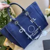 Borse di lusso da donna classiche Borse da sera Ch Brand Canvas Confezioni da donna ricamate Borsa da spiaggia Designer Fashion Grande confezione da donna Zaino Piccola mini borsa 4hpm