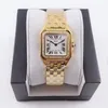 Lady Watch Fashion Quartz Watches rostfritt stål glidande spänne 22/37mm guldklocka safir lysande rörelse klockor Montre de luxe armbandsur dhgates