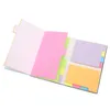 Gift Wrap Business Sticky Notes Colorful No Ink Bleeding Reusable Wide Application Glossy Edge Office School Funny Not