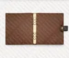 R20106 LARGE RING AGENDA COVER Wallet Card Holder Planner Diary Flower Canvas290v