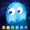 Lampenabdeckungen Shades Table Pac-Man Pixel War Bunt farbver￤nderte Ghost Party Music259i