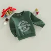 Clothing Sets FOCUSNORM 0-6Y Christmas Baby Girls Boys Sweatshirt T Shirts Xmas Letter Printed Long Sleeve Pullover Tops 221028