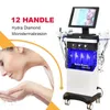 1 New Hydra Facial Machine Dermabrasion Peelig Skin Cleansing Face Treatment 초음파 RF 미세 박피기 산소 건