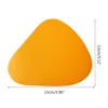 Table Mats Nordic Style Faux Leather Placemat Solid Color Irregular Oval Shaped Heat Resistant Drink Cup Pot Mat Pad