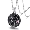 Colares pendentes Chainspro Sterling Silver Birth Flor Birthstone Colar para mulheres Elegantes Jóias de Aniversário CP508