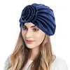 Berretti a sfera Ciondolo camionista Donna Musulmano Turbante Fiori Cappellino per capelli Sciarpa avvolgente Copri tutti gli occhi sul cappello