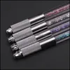Other Tattoo Supplies Wholesale New Selling Manual Double Crystal Acrylic Tattoo Pen Microblading Permanent Eyebrow Tools Drop Deliv Dhbmx