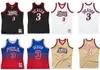 Personalizado personalizado cosido Allen Iverson baloncesto Jersey S-6XL Mitchell Ness 1996-97-98 Mesh Hardwoods Classics versión retro Hombres Mujeres Jóvenes jerse