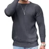 Maglioni da uomo Autunno Inverno Camicia da uomo in maglia solida casual sottile da uomo Slim Fit Pullover dolcevita da uomo Maglione lavorato a maglia da uomo bello