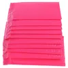 Papel de regalo 10 Uds 150x240 40mm rosa rojo burbuja sobre papel de aluminio para envío postal artículos frágiles exprés de logística