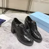 Sapatos de grife plataforma feminina plana mocassins cidadãos grossos tênis de fundo de luxo tênis preto branco com caixa 35-41